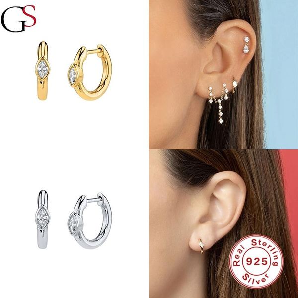 hoop & huggie gs horse eye shape crystal earring for women 925 sterling silver brincos simple boucle oreille femme gift party christmas, Golden;silver
hoop & huggie gs horse eye shape crystal earring for women 925 sterling silver brincos simple boucle oreille femme gift party christmas, Golden;silver