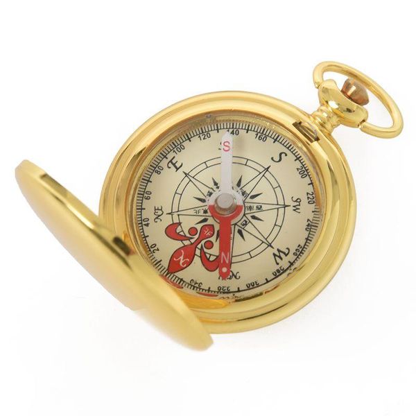 pocket compass outdoor compass antique hiking hunting camping metal tool