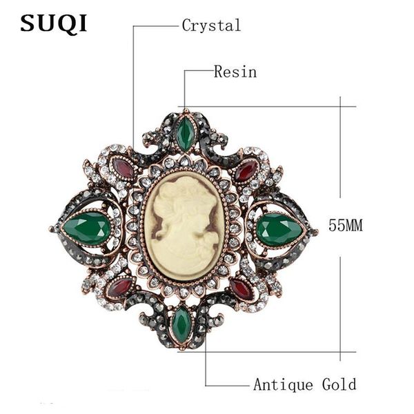 pins, brooches suqi vintage cameo queen pin for women fashion dress coat jewelry accessories old gold beautiful brooche, Gray
pins, brooches suqi vintage cameo queen pin for women fashion dress coat jewelry accessories old gold beautiful brooche, Gray