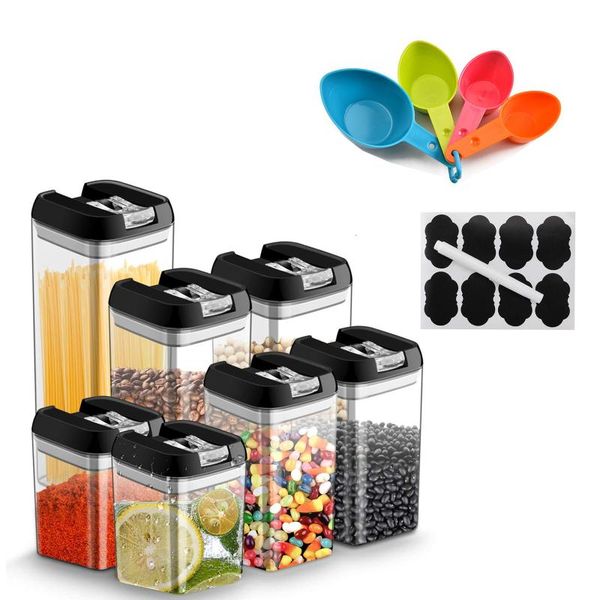 7pcs plastic storage container jar set with lid kitchen bulk sealed refrigerator multigrain tank container for cereal
7pcs plastic storage container jar set with lid kitchen bulk sealed refrigerator multigrain tank container for cereal