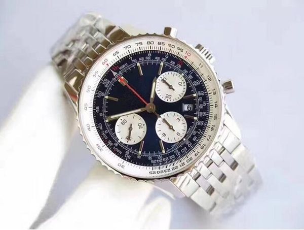 mans watch 46mm quartz satch stainless steel band man chronograph watches 267, Slivery;brown
mans watch 46mm quartz satch stainless steel band man chronograph watches 267, Slivery;brown