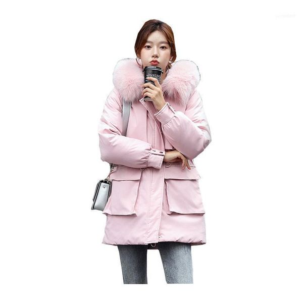 women's down & parkas women medium long winter jacket fur collar detachable hooded windproof oversize cotton padded outwear coat1, Black
women's down & parkas women medium long winter jacket fur collar detachable hooded windproof oversize cotton padded outwear coat1, Black