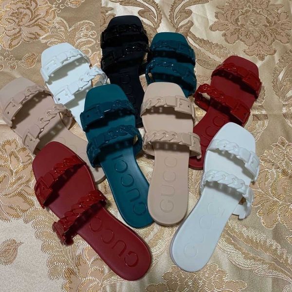chain, antiskid, jelly 2021 new sandals flat slippers with travel beach women's shoes yw yw, Black
chain, antiskid, jelly 2021 new sandals flat slippers with travel beach women's shoes yw yw, Black