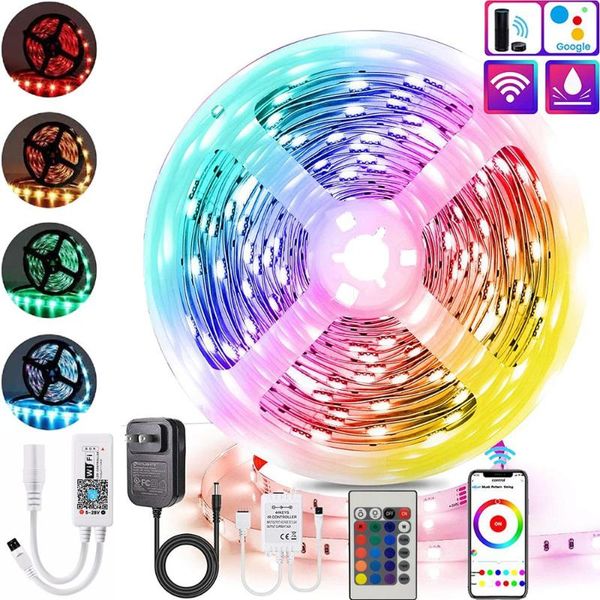 leadly wifi bluetooth led strip lights rgb 28355050 smd flexible ribbon waterproof rgb led light 5m 10m 15m tape light strip
leadly wifi bluetooth led strip lights rgb 28355050 smd flexible ribbon waterproof rgb led light 5m 10m 15m tape light strip