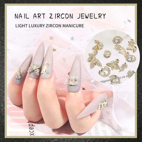 nail art decorations 1 piece of exquisite luxury micro-inlaid zircon metal butterfly alloy water drill diy professional decoration accessor, Silver;gold
nail art decorations 1 piece of exquisite luxury micro-inlaid zircon metal butterfly alloy water drill diy professional decoration accessor, Silver;gold