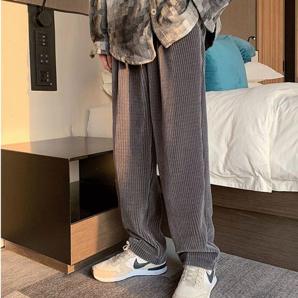men's pants 2021 man autumn winter solid corduroy pant korean fashion male students straight trousers casual men clothes, Black
men's pants 2021 man autumn winter solid corduroy pant korean fashion male students straight trousers casual men clothes, Black