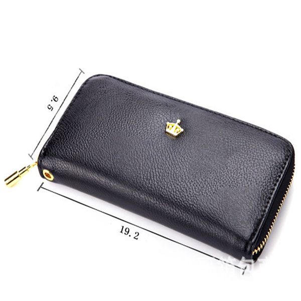 wholesale- 2017 new women ladies wallets soft leather wallet crown clutch leather bags purse popular handbags with strap j415, Red;black
wholesale- 2017 new women ladies wallets soft leather wallet crown clutch leather bags purse popular handbags with strap j415, Red;black