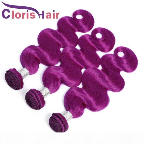fashion purple 100% human hair raw virgin indian body wave hair weave exquisite bundles double weft 3pcs purple wavy colored extensions, Black
fashion purple 100% human hair raw virgin indian body wave hair weave exquisite bundles double weft 3pcs purple wavy colored extensions, Black