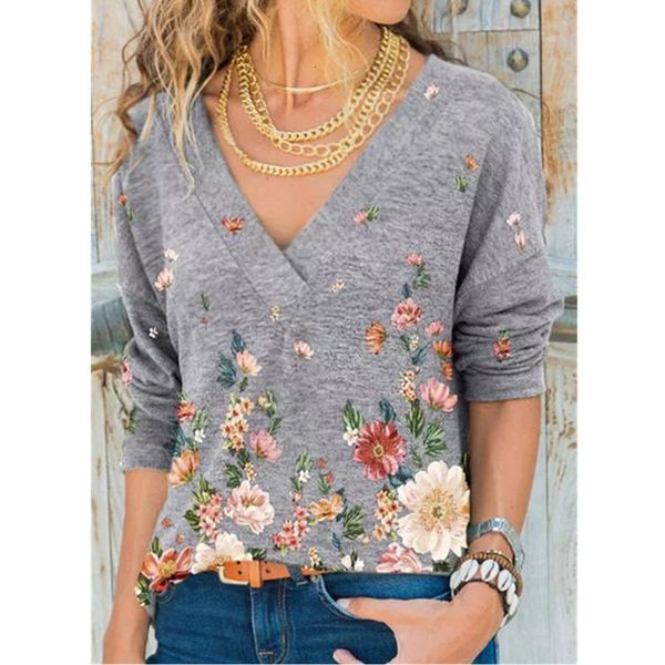 new 2021 fashion women shirt elegant v-neck floral printed female pullover casual retro long sleeve lady blouse 2yu7, White
new 2021 fashion women shirt elegant v-neck floral printed female pullover casual retro long sleeve lady blouse 2yu7, White