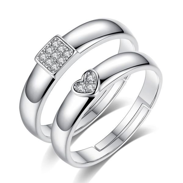 cluster rings romantic couple silver 925 sterling jewelry with cubic zirconia wedding engagement adjustable ring accessory, Golden;silver
cluster rings romantic couple silver 925 sterling jewelry with cubic zirconia wedding engagement adjustable ring accessory, Golden;silver