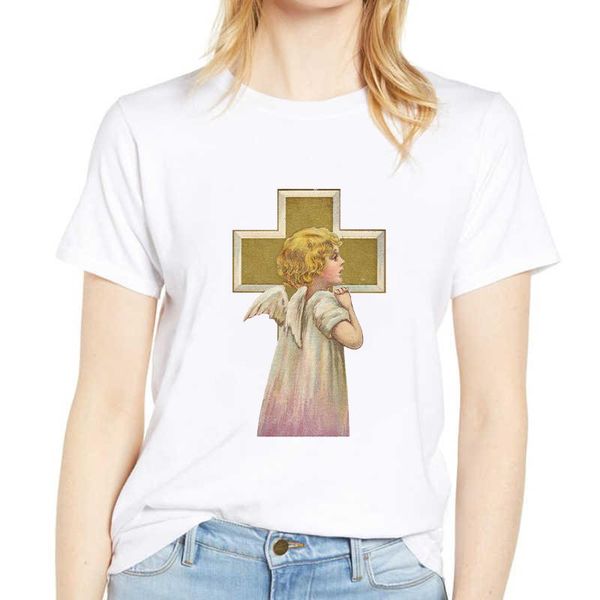 women's t-shirt women tshirt o-neck 90s summer short sleeve cartoon angel print fashion clothing lady white tees female t shirt
women's t-shirt women tshirt o-neck 90s summer short sleeve cartoon angel print fashion clothing lady white tees female t shirt