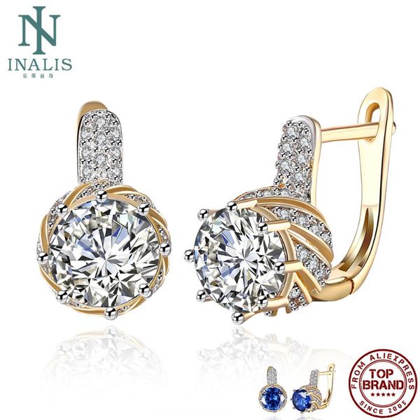 stud inalis earrings for women inlay clear cubic zirconia fashion style champagne gold earring birthday gift jewelry arrival, Golden;silver
stud inalis earrings for women inlay clear cubic zirconia fashion style champagne gold earring birthday gift jewelry arrival, Golden;silver
