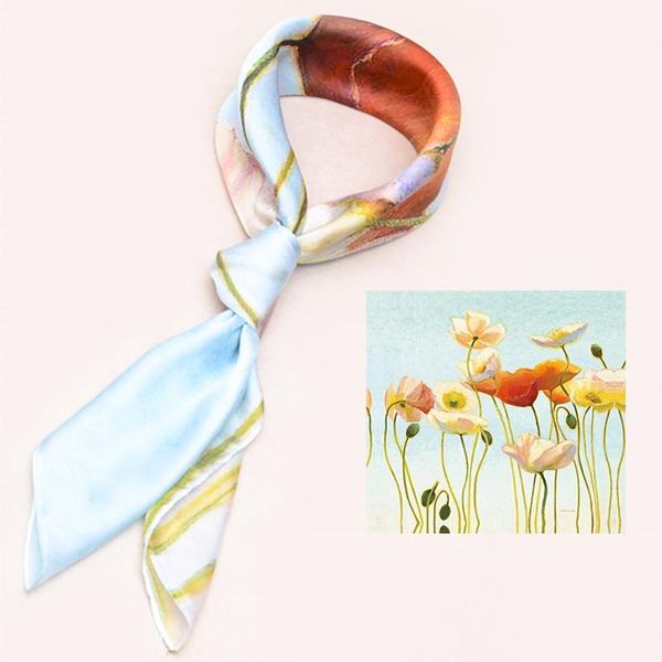 scarves luxury bandanna silk satin head scarf women fashion kerchief print hair square shawls scarfs headband neck lady wrap 70*70cm, Blue;gray
scarves luxury bandanna silk satin head scarf women fashion kerchief print hair square shawls scarfs headband neck lady wrap 70*70cm, Blue;gray