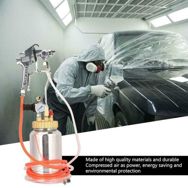 professional spray guns aluminium alloy material gun 2 litres of latex paint pressure bucket colorful pneumatic tank pt-2
professional spray guns aluminium alloy material gun 2 litres of latex paint pressure bucket colorful pneumatic tank pt-2