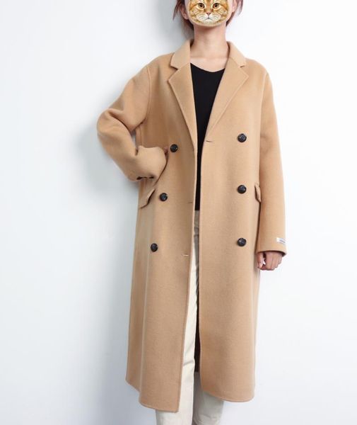 light mature temperament in autumn 2021 korean suit collar straight tube women's woolen coat, Black
light mature temperament in autumn 2021 korean suit collar straight tube women's woolen coat, Black