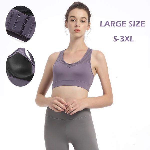 gym clothing plus size s-3xl women's sports bra one piece pad high iimpact activewear female yoga running workout large black, White;black
gym clothing plus size s-3xl women's sports bra one piece pad high iimpact activewear female yoga running workout large black, White;black