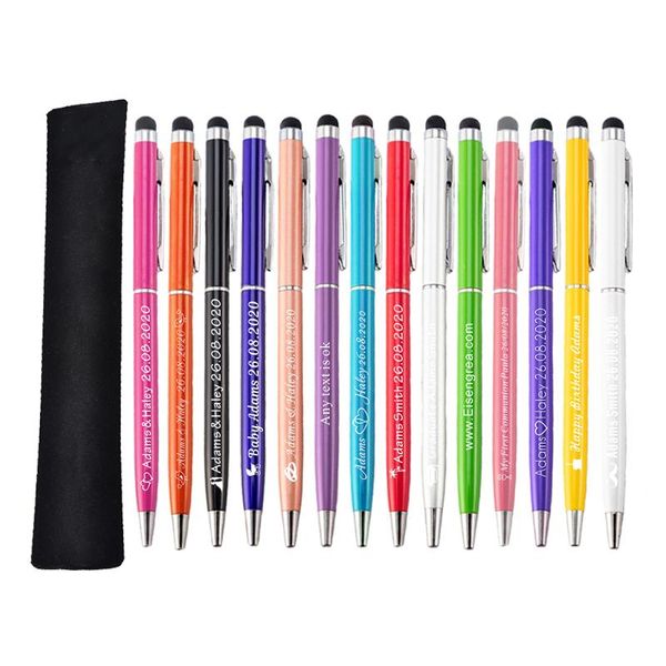 party favor 50pcs personalized engraved metal pens wedding gift favors business baby shower decoration baptism school logo capacitive touch
party favor 50pcs personalized engraved metal pens wedding gift favors business baby shower decoration baptism school logo capacitive touch