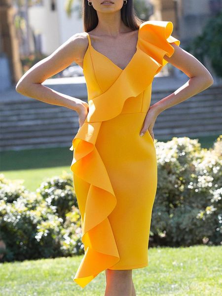 casual dresses ruffle bandage dress 2022 christmas year orange bodycon women summer party evening club outfits, Black;gray
casual dresses ruffle bandage dress 2022 christmas year orange bodycon women summer party evening club outfits, Black;gray