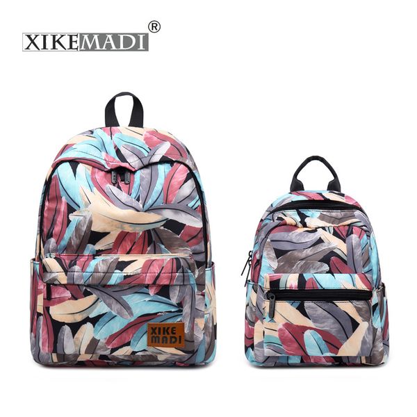 xikemadi brand womens backpack design feather print youth anti-theft travel packbag girls student school bags female bagpack
xikemadi brand womens backpack design feather print youth anti-theft travel packbag girls student school bags female bagpack