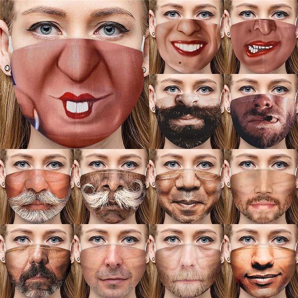 funny 3d human face mask dust-proof fashion printing cotton masks washable reusable cycling mask dhl ing
funny 3d human face mask dust-proof fashion printing cotton masks washable reusable cycling mask dhl ing