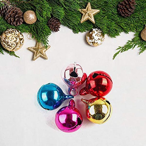 christmas decorations 50pcs/set diy bells pendants charms jingle iron colorful loose beads tiny embellishments
christmas decorations 50pcs/set diy bells pendants charms jingle iron colorful loose beads tiny embellishments