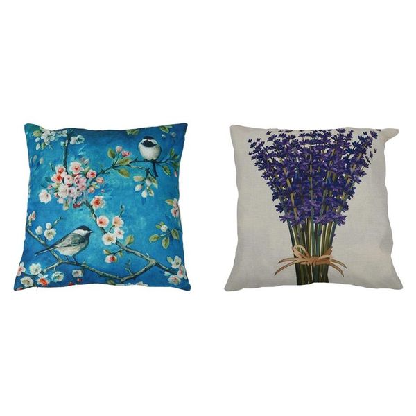 pillow case 2 pcs hand painted oil painting car sofa cushions pillowcase, a bouquet of lavender & cherry tree branches bird
pillow case 2 pcs hand painted oil painting car sofa cushions pillowcase, a bouquet of lavender & cherry tree branches bird