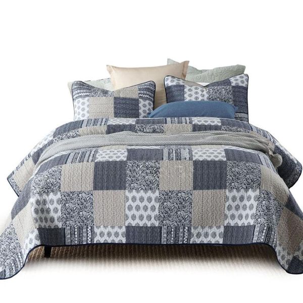 quality printed quilt set 3pcs cotton bedspread on the bed quilted blanekt for bed pillowcase king queen size summer coverlet
quality printed quilt set 3pcs cotton bedspread on the bed quilted blanekt for bed pillowcase king queen size summer coverlet
