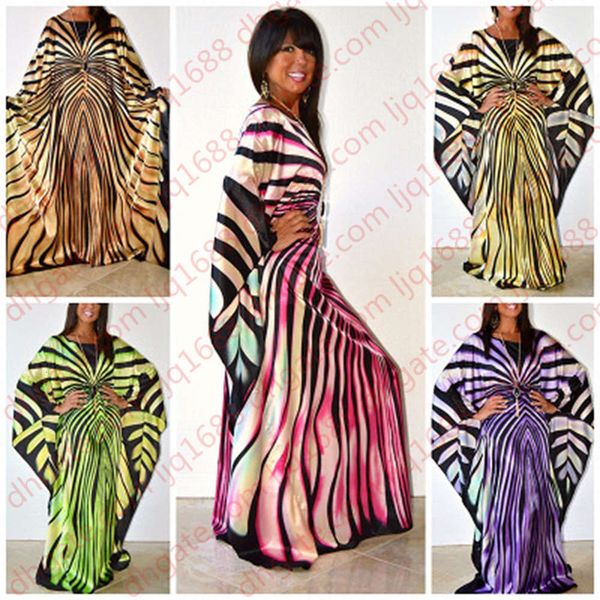 african dress for women fashion zebra stripe print dress plus size maxi dress long robe africaine vetsido, Black;gray
african dress for women fashion zebra stripe print dress plus size maxi dress long robe africaine vetsido, Black;gray