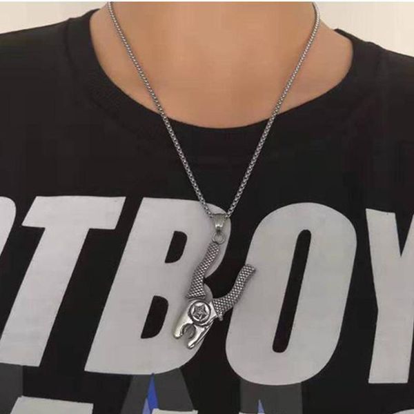 pendant necklaces stainless steel jewelry on the neck delicate wrench necklace mens hip hop male accessories wholesale, Silver
pendant necklaces stainless steel jewelry on the neck delicate wrench necklace mens hip hop male accessories wholesale, Silver