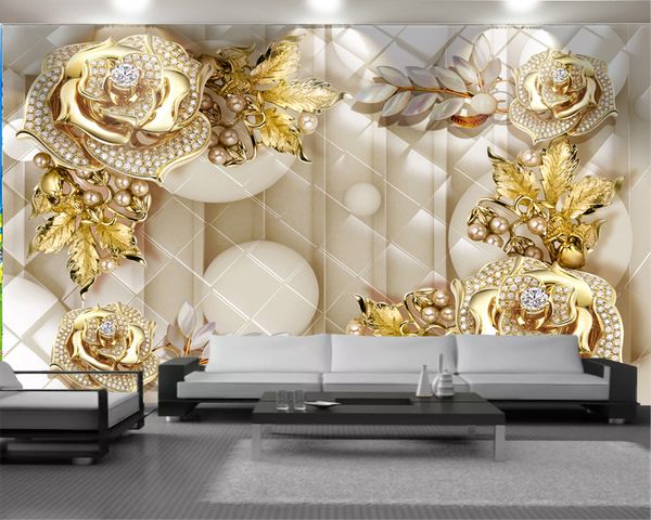 luxury 3d wallpaper romantic floral gold leaf diamond flowers decorations wallpapers
luxury 3d wallpaper romantic floral gold leaf diamond flowers decorations wallpapers
