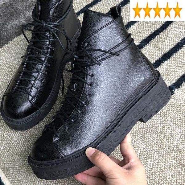 boots vintage womens autumn winter british high ankle fashion streetwear lace up thick bottom round toe botas feminina, Black
boots vintage womens autumn winter british high ankle fashion streetwear lace up thick bottom round toe botas feminina, Black