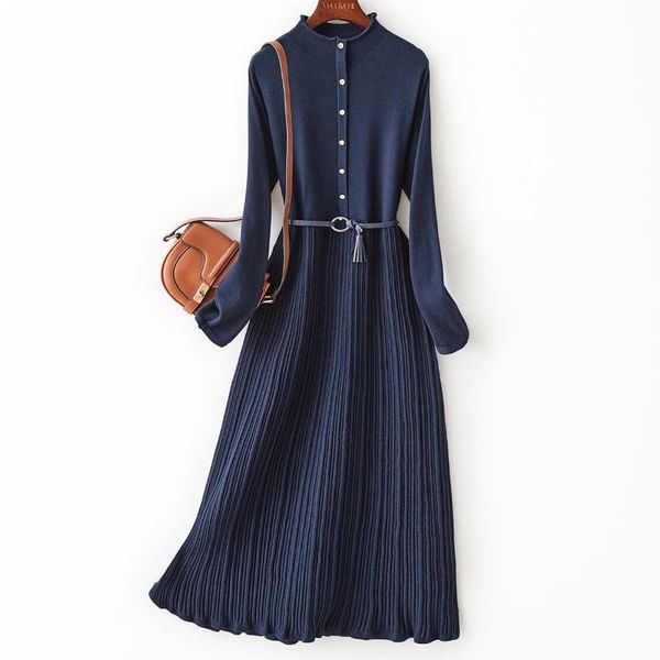 casual dresses women 2021 spring autumn fashion long sleeve pleated shirt dress female vintage a-line ladies slim vestido a213, Black;gray
casual dresses women 2021 spring autumn fashion long sleeve pleated shirt dress female vintage a-line ladies slim vestido a213, Black;gray