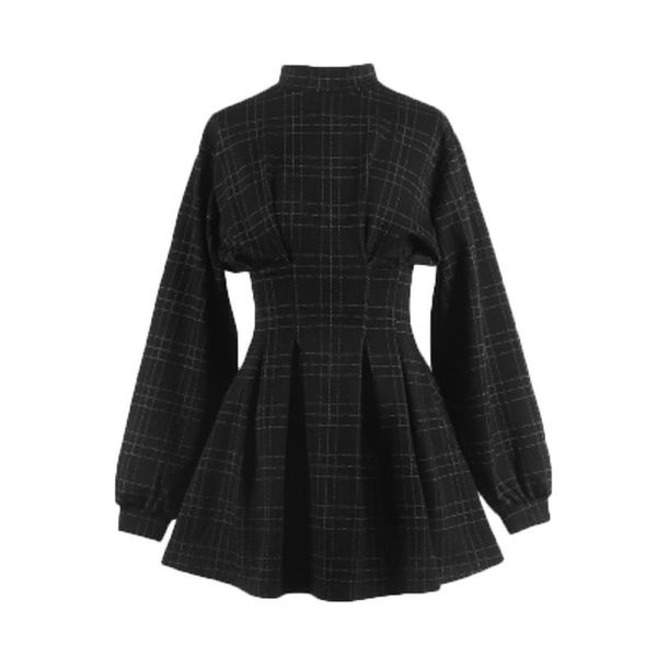 casual dresses goth dress 2021 gothic harajuku vintage plaid wrap balck mini retro pleated punk long sleeve dark emo aesthetic kpop, Black;gray
casual dresses goth dress 2021 gothic harajuku vintage plaid wrap balck mini retro pleated punk long sleeve dark emo aesthetic kpop, Black;gray