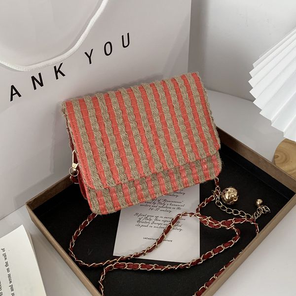 new handbags literary and artistic small square women's bag 2021 fashion stripe korean version one shoulder trend straw woven messenger
new handbags literary and artistic small square women's bag 2021 fashion stripe korean version one shoulder trend straw woven messenger