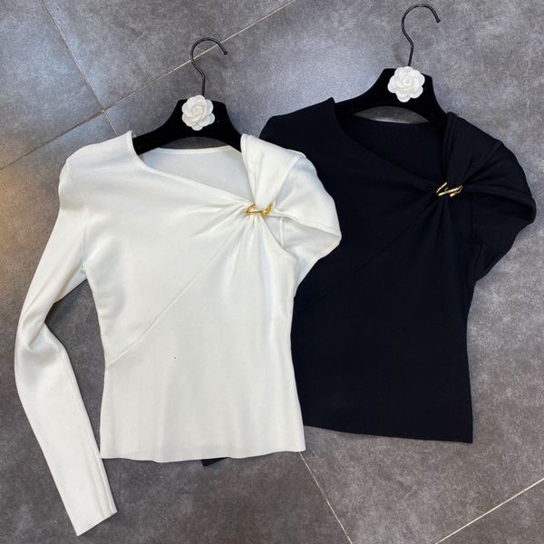 2021 spring new solid arrival knit a shoulder or neck long sleeve buttoned-up temperament shirt 8h5q, White
2021 spring new solid arrival knit a shoulder or neck long sleeve buttoned-up temperament shirt 8h5q, White