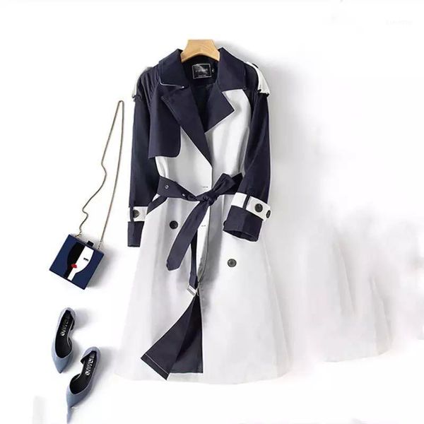 women's trench coats winter clothes women coat for 2021 autumn plaid stitching windbreaker outwear female plus size 4xl1, Tan;black
women's trench coats winter clothes women coat for 2021 autumn plaid stitching windbreaker outwear female plus size 4xl1, Tan;black