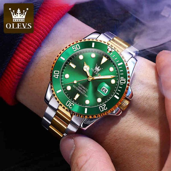 mechanical men olevs clock new luxury automatic s rustless steel lighting waterproof for relogio masculino, Slivery;brown
mechanical men olevs clock new luxury automatic s rustless steel lighting waterproof for relogio masculino, Slivery;brown