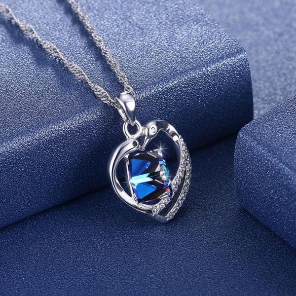 pendant necklaces silverhoo necklace heart shaped blue crystals 925 silver classic wedding jewelry collier ras du cou
pendant necklaces silverhoo necklace heart shaped blue crystals 925 silver classic wedding jewelry collier ras du cou