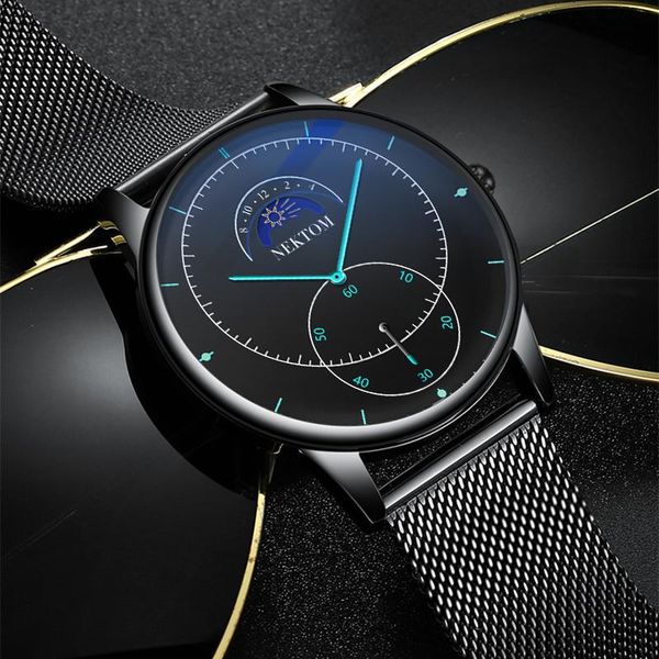 wristwatches nektom fashion watch men waterproof slim mesh strap minimalist wrist watches for quartz sports relogio masculino, Slivery;brown
wristwatches nektom fashion watch men waterproof slim mesh strap minimalist wrist watches for quartz sports relogio masculino, Slivery;brown
