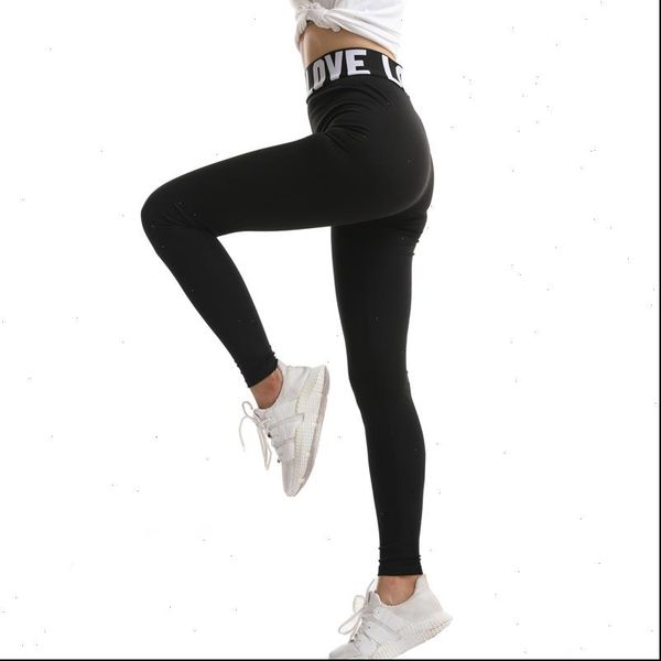 love elastic waist fitness legging women leggins gothic mujer legins high waist activewear american original order, Black
love elastic waist fitness legging women leggins gothic mujer legins high waist activewear american original order, Black