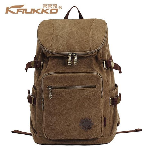 backpack kaukko men zipper solid men's travel bags canvas bag leisure school large capacity packsack
backpack kaukko men zipper solid men's travel bags canvas bag leisure school large capacity packsack