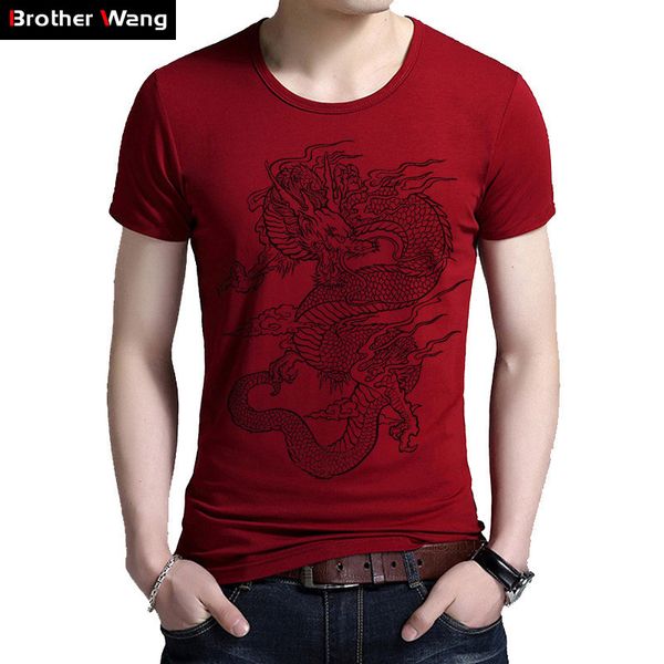 2021 summer new men's short-sleeved t-shirt fashion break chinese dragon pattern 3d printing slim fit round neck tee male brand 2x9c, White;black
2021 summer new men's short-sleeved t-shirt fashion break chinese dragon pattern 3d printing slim fit round neck tee male brand 2x9c, White;black