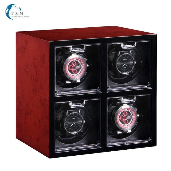 watch boxes & cases fxm 2 4 grids black/red motor shaker winder holder display automatic mechanical box storage, Black;blue
watch boxes & cases fxm 2 4 grids black/red motor shaker winder holder display automatic mechanical box storage, Black;blue