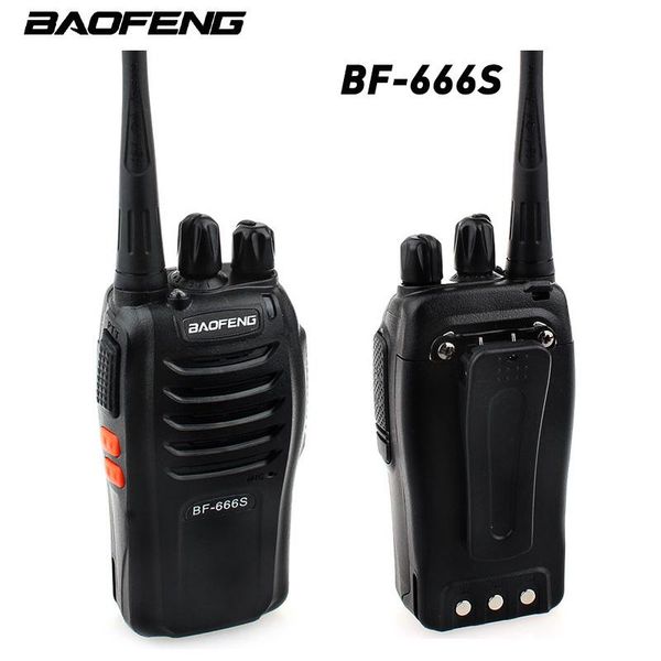 2pcs baofeng bf-666s walkie talkie portable radio 16ch uhf 400 - 470mhz 2800mah battery 5w comunicador transmitter transceiver
2pcs baofeng bf-666s walkie talkie portable radio 16ch uhf 400 - 470mhz 2800mah battery 5w comunicador transmitter transceiver