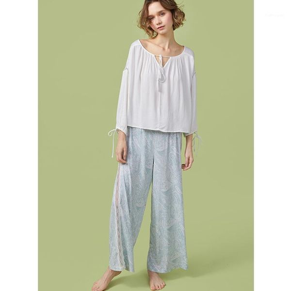 women's sleepwear 2021 summer long pants pajamas pyjamas women pijama mujer loungewear home clothes sleep set h946, Black;red
women's sleepwear 2021 summer long pants pajamas pyjamas women pijama mujer loungewear home clothes sleep set h946, Black;red