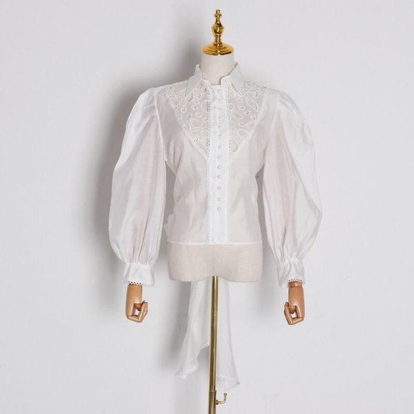women's blouses & shirts ah02117 fashion 2021 runway luxury european design party style clothing, White
women's blouses & shirts ah02117 fashion 2021 runway luxury european design party style clothing, White