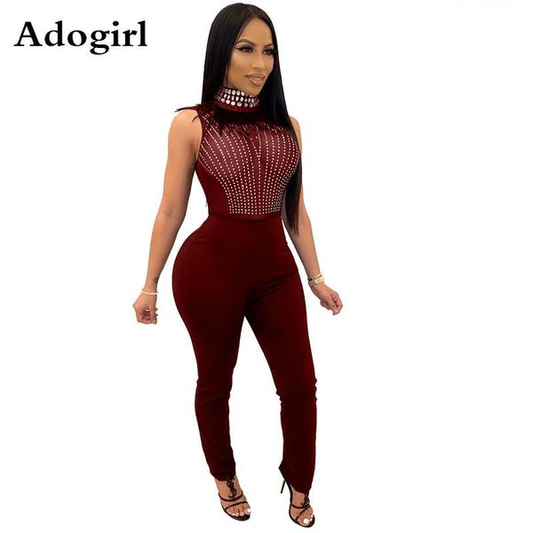 women's jumpsuits & rompers diamond feather mock neck women jumpsuit mesh patchwork sleeveless bandage romper high waist night club ove, Black;white
women's jumpsuits & rompers diamond feather mock neck women jumpsuit mesh patchwork sleeveless bandage romper high waist night club ove, Black;white