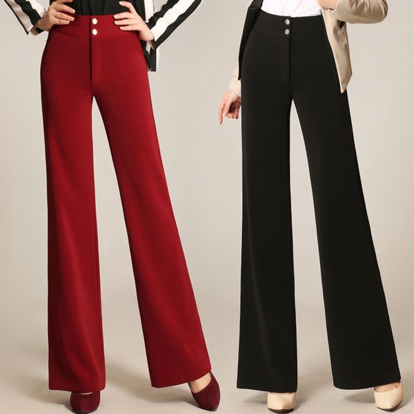 new leg suit from the office of high-waisted women big-waist wide casus pure fallen pants tb181235 9n4f, Black;white
new leg suit from the office of high-waisted women big-waist wide casus pure fallen pants tb181235 9n4f, Black;white