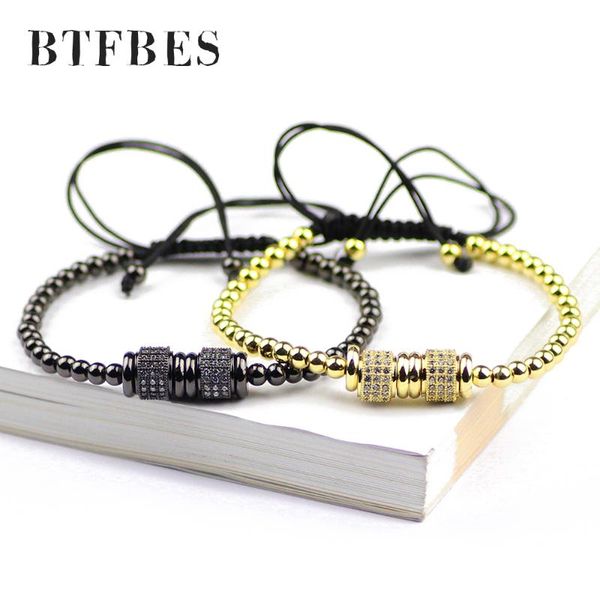 charm bracelets btfbes men crystal zircon geometric bracelet 4mm copper beads spacer bangles women fashion lucky braiding male, Golden;silver
charm bracelets btfbes men crystal zircon geometric bracelet 4mm copper beads spacer bangles women fashion lucky braiding male, Golden;silver