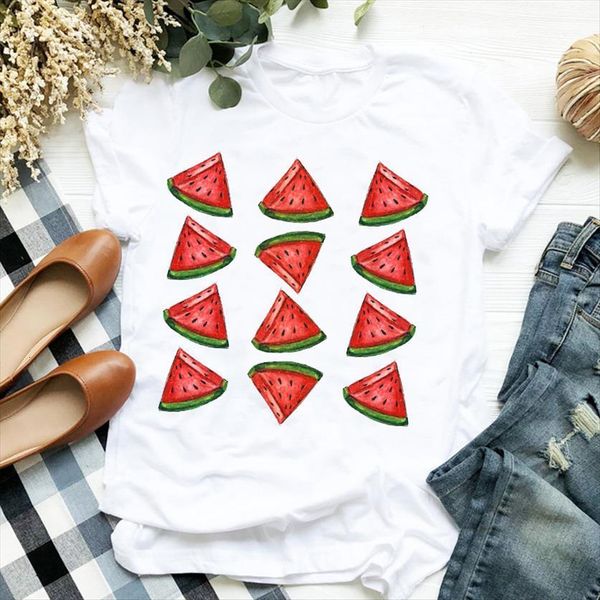 watermelon beach fruit vacation cartoon women t shirt print tee clothes female graphic, White
watermelon beach fruit vacation cartoon women t shirt print tee clothes female graphic, White